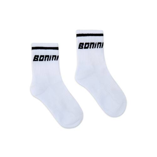 ADee Bonini BNC021 Revive Sports sock - White/Black