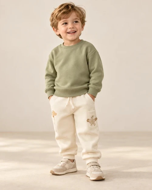 Mayoral Boys Soft Trousers Cream 549