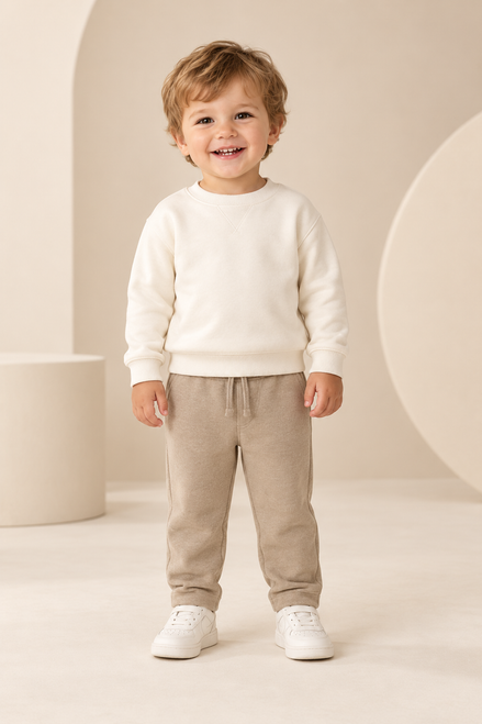 Mayoral Boys Jogger Bottoms - 704 Beige