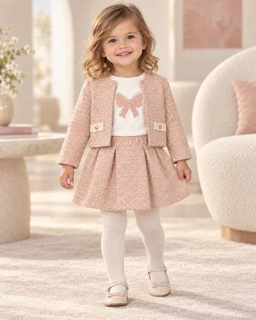 Mayoral Girls 3-piece Bow Set 954