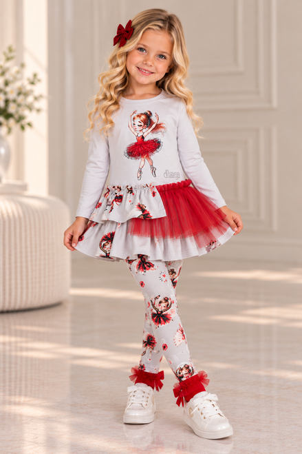 DAGA M56/26 Prima Legging Set with Tulle Ballerina