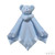 Soft Touch BC21T Satin Trim Smiley Bear Comforter Blue