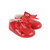 Baypods B060 - Girls Red Soft Sole Diamante Bow Shoes