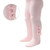 T124 DIAMOND JAQUARD TIGHTS with TRIPLE BOW -PINK