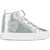 Little A Glitter Heart High Top - LA22501 - SWEETHEART SILVER