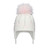 Pom Pom Envy Falling Bow White/Pink