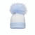 Pom Pom Envy Baby Hat Stripe Single - White/Blue
