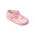 Baypods B617 - Girls Pink Patent Soft Sole Shoes with Petal Cut Design