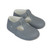 Baypods B625 -Boys Grey Hole Punch Detail Soft Sole T-Bar Pram Shoes