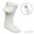 Knee Length Socks with Pom - Cream