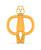 Matchstick Monkey Teething toy & gel Applicator- Lion