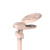 Matchstick Monkey Double Soother Clip - Mint Green and Dusky Pink