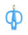 Matchstick Monkey - Teething Toy and Gel Applicator - Light Blue