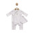 Mintini Premature  MB5388 DUNGAREE & HAT - WHITE