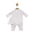 Mintini Premature  MB5388 DUNGAREE & HAT - WHITE