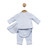 Mintini Premature MB5381 DUNGAREE & HAT - BLUE