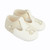 Baypods B117 - Boys Cream Soft Sole T-Bar Shoes with Beige Teddy Motif