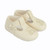 Baypods B117 -Boys Beige Soft Sole T-Bar Shoes with Teddy Motif