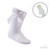 S141-W KNEE LENGTH BOW SOCKS - WHITE