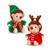 KEELCO FESTIVE HEDGEHOG TEDDY - 25CM
