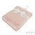 Soft Touch FBP232 Chevron Knit Wrap Blanket with Sherpa Back - Dusky Pink