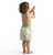 Meia Pata Swim Shorts & T Shirt Set Donuts Green Stripes