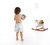 Meia Pata Swim Shorts & T Shirt Set Teddy Bears