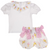Meia Pata Shorts & T Shirt Set Bubbly Ice Creams