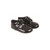 Baypods B626 -Black  Boys Button Over Shoe - Soft Sole