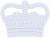 Nibbling Crown Teether - Pale Blue