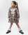 Caramelo Grey Rain Mac Coat with Bow 342343
