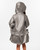 Caramelo Grey Rain Mac Coat with Bow 342343