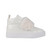 Little A FUREVER Faux Fur Strap High Top - White LA24511