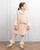 Caramelo Mink 3 Piece Cosy Carriage Faux Fur Skirt Set 342247.