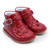Borboleta Girls Madalena Red Patent Boot with Triple Mini Bow Detail - B1050
