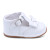 Borboleta Girls White Patent Lidia T-Bar Shoes with Bow & Buckle Fastening - 2196