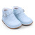 Borboleta Boys Dexter Pale Blue Leather Boots with Buckle Fastening - 61
