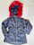 Navy Jacket with Fur