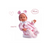 0366740 ASI 43CM DOLL BEAR EAR 2PCE OUTFIT - PINK- BOXED