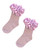 Caramelo 049 Lilac Ruffle ribbon ankle socks