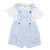 Mintini MB6274 TOP & ROMPER DUNGAREE-BLUE.