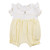 Mintini MB6388 ROMPER-WHITE/LEMON.