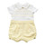 Mintini MB6479 ROMPER-WHITE/LEMON.