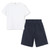 BOSS NAVY T-SHIRT AND SHORTS J52063
