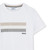 BOSS WHITE SHORT SLEEVES TEE-SHIRT J52035