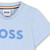 BOSS PALE BLUE SHORT SLEEVES TEE-SHIRT J52105