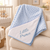 Nursery Time 1086 'Little Prince' Bubble Baby Wrap Blanket - Blue