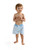 Meia Pata Swim Shorts & T Shirt Set - Blue Stripes - MP021SS25/MP025SS25
