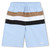 BOSS PALE BLUE TRI STRIPE SWIM SHORTS J51975