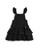 Caramelo Girls Black School RA-RA Frill Pinafore with Bows 342184
